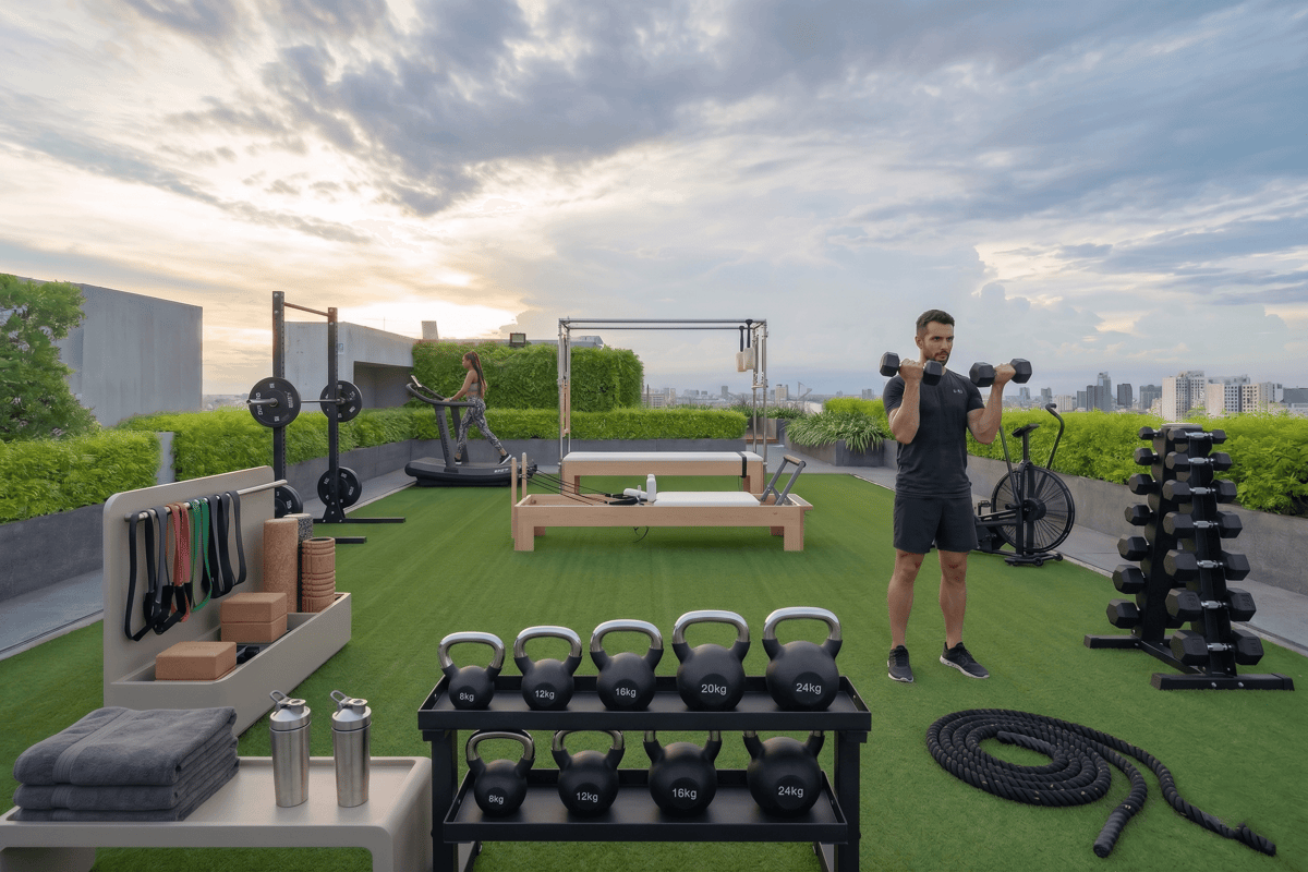Rooftop Gym