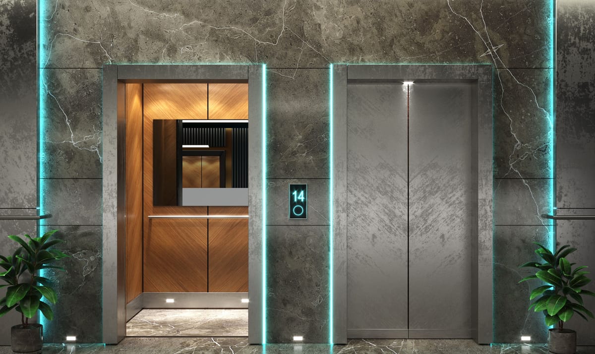 Two Passenger Elevators